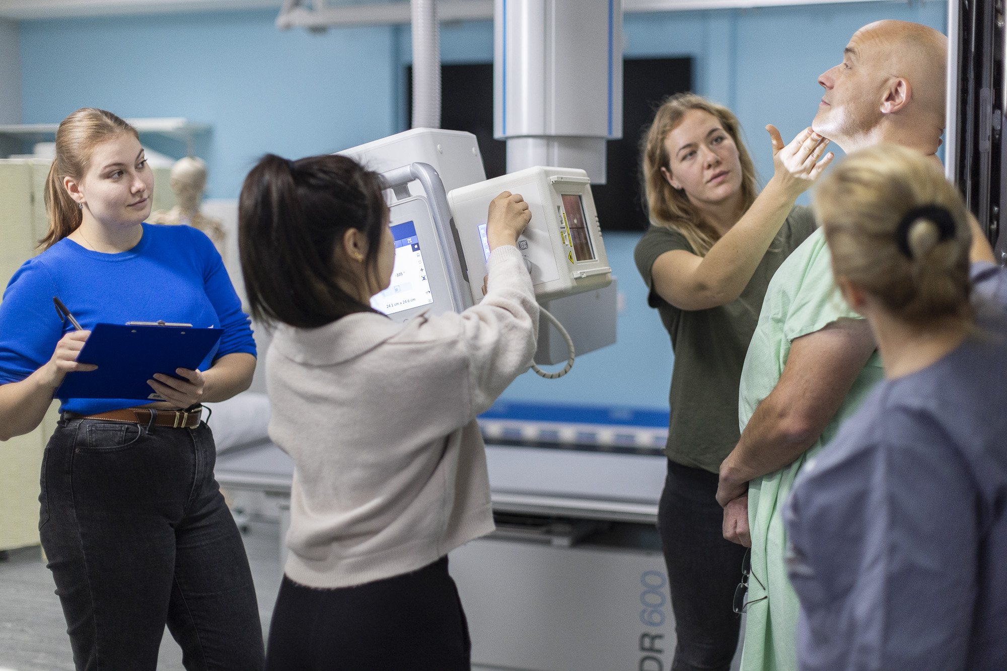 Students in Clinical Skills Suite