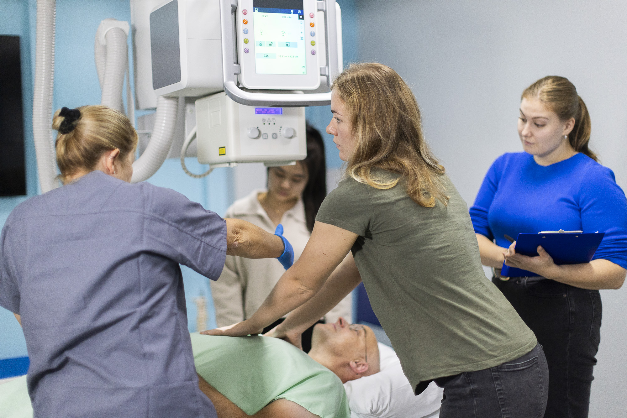 Students in Radiology suite