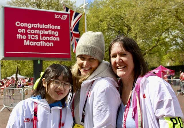 MSc Podiatry (pre-registration) Students at TCS London Marathon 2024