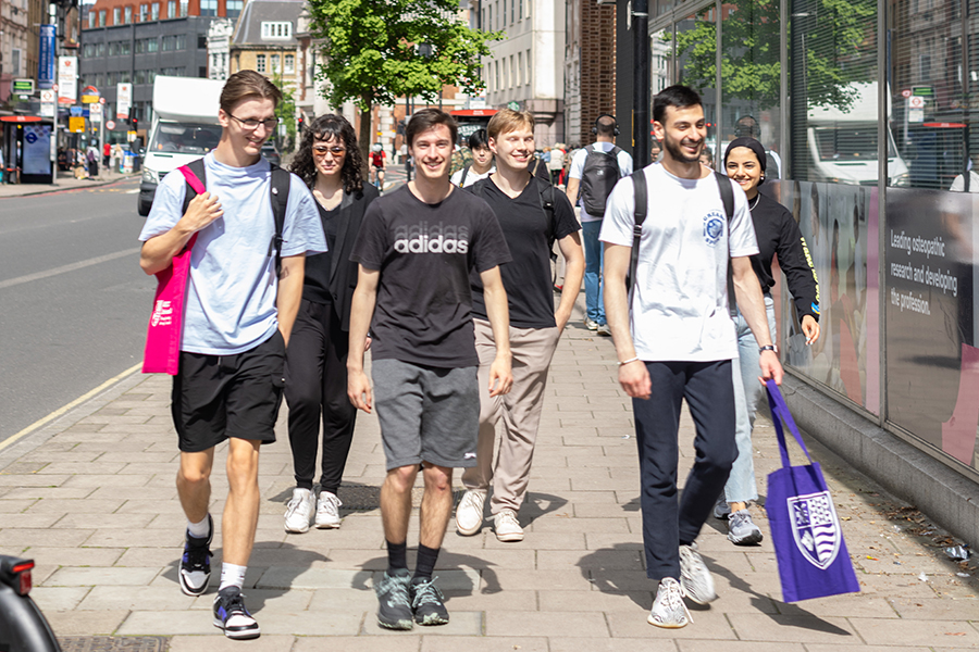 UCO students outside HSU London