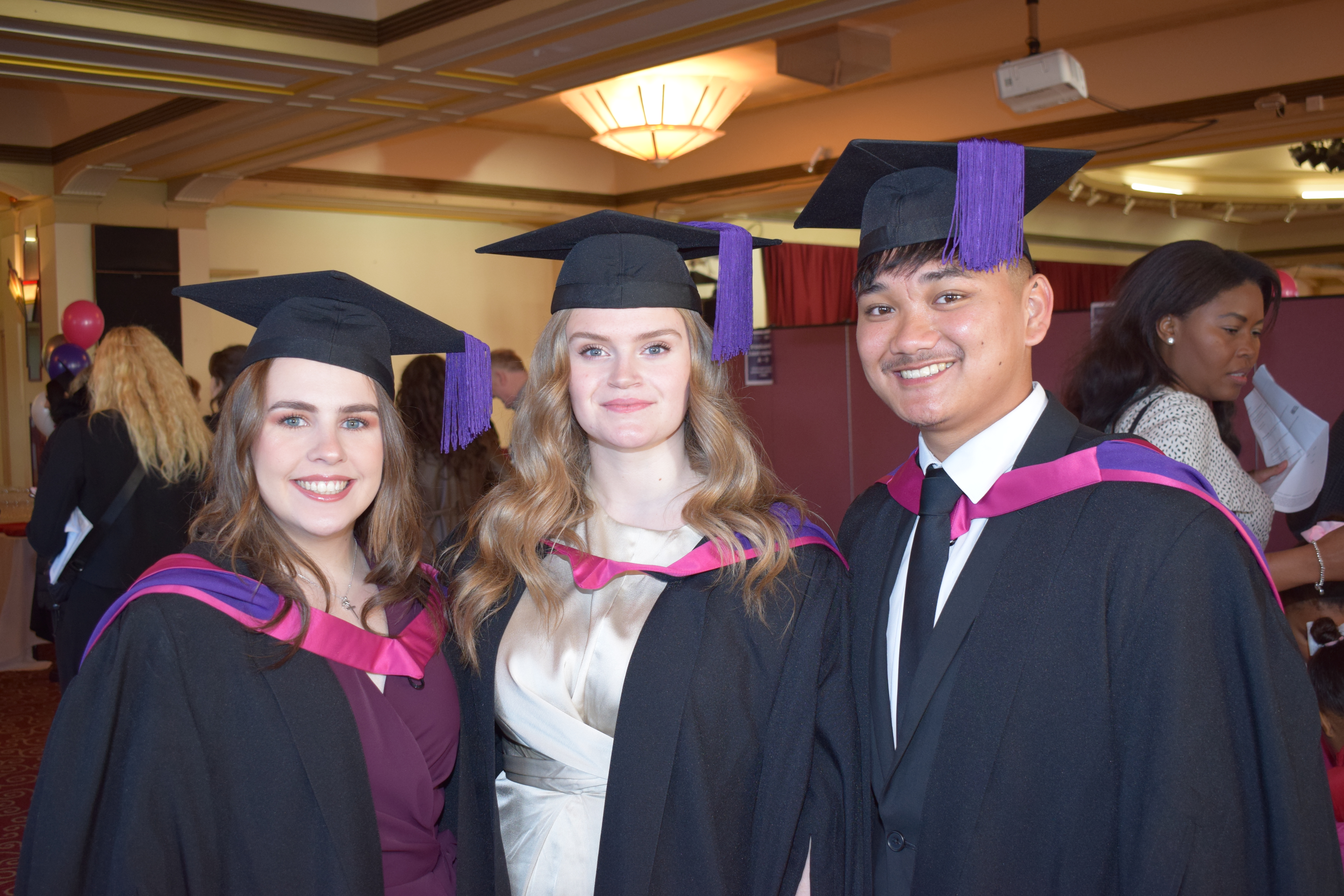 Alumni at Graduation ceremony